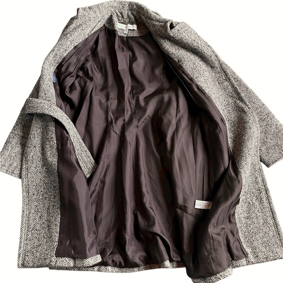 EUC LAUNDRY by Shelli Segal Long Wool Belted Coat - Picture 4 of 12